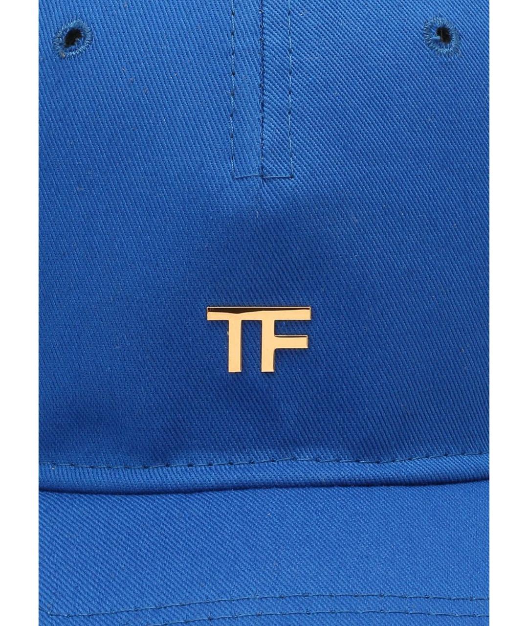 TOM FORD Синяя хлопковая кепка, фото 3