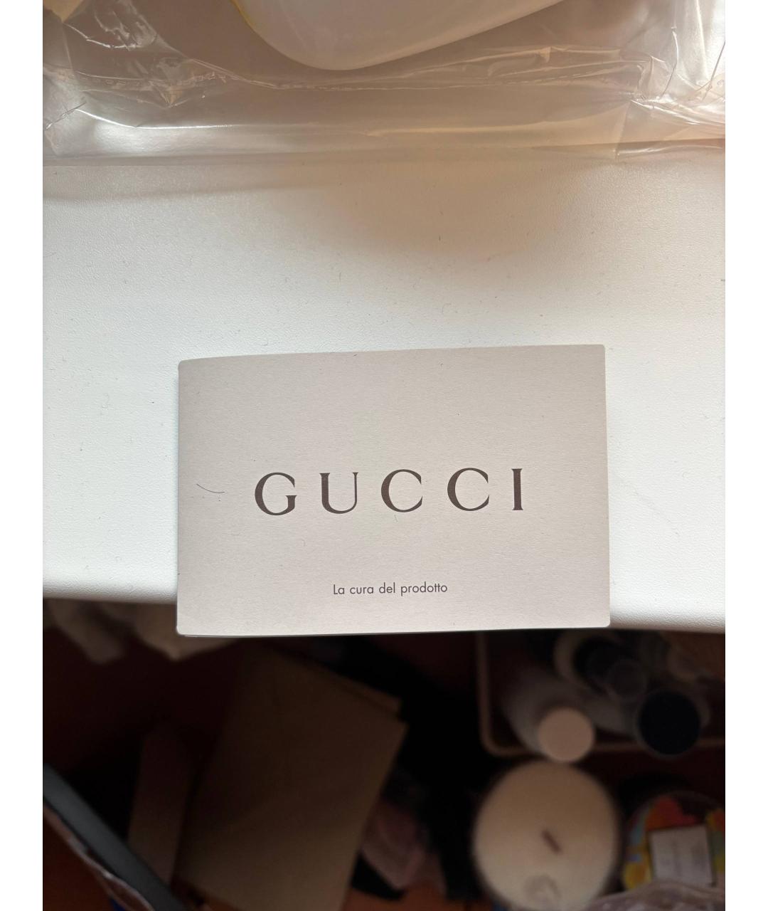 GUCCI Черные кожаные туфли, фото 9