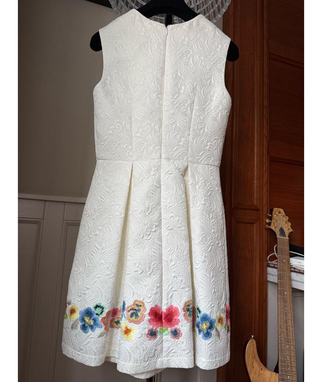 BLUMARINE Белое коктейльное платье, фото 2