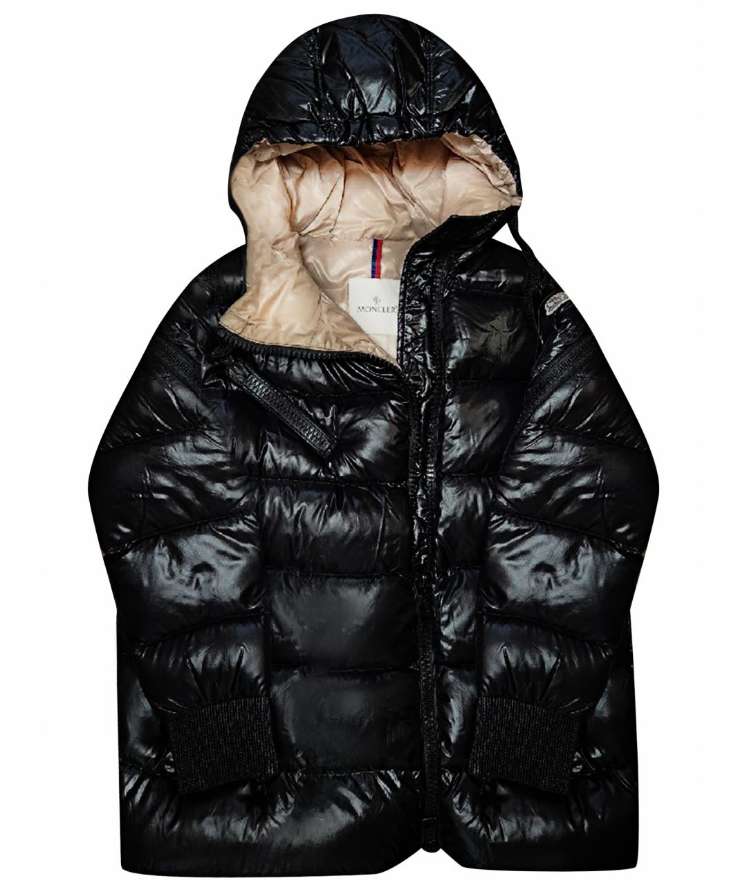 MONCLER Черная полиамидовая куртка, фото 1