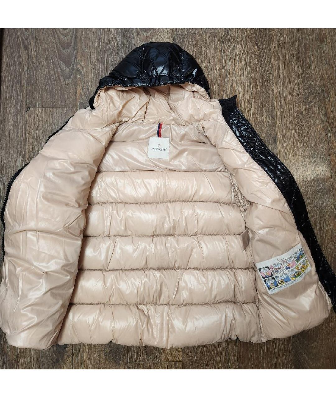 MONCLER Черная полиамидовая куртка, фото 4