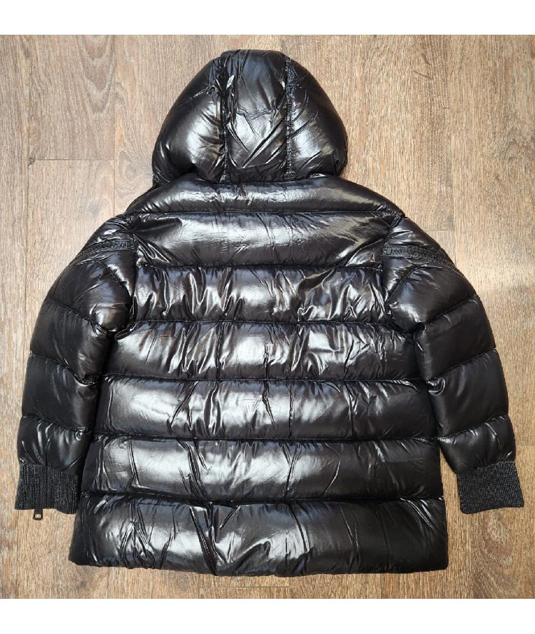 MONCLER Черная полиамидовая куртка, фото 2