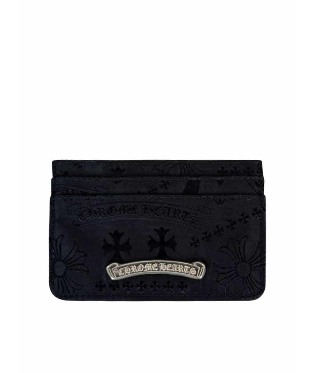 CHROME HEARTS Черный кардхолдер, фото 1