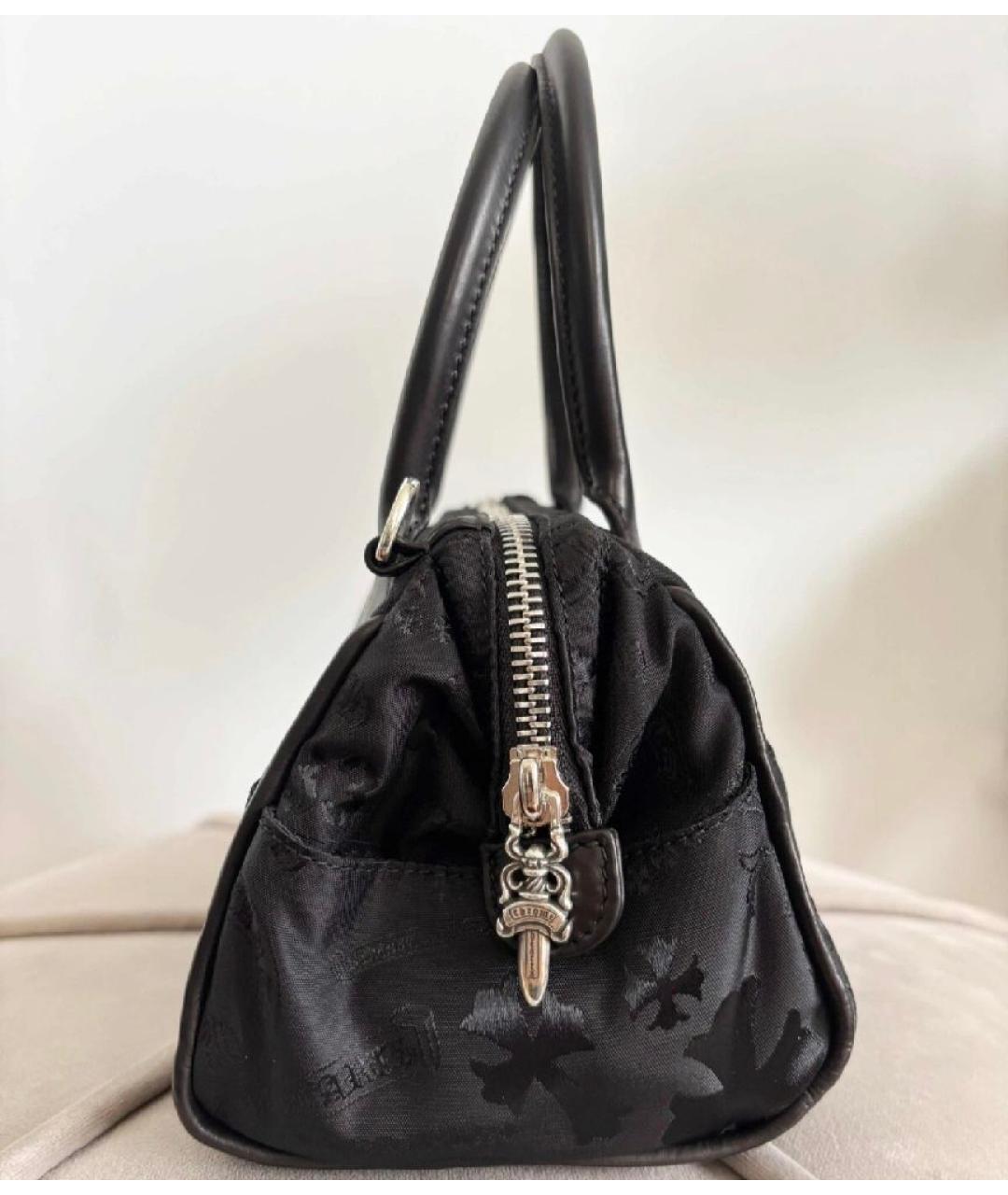 CHROME HEARTS Черная сумка с короткими ручками, фото 3