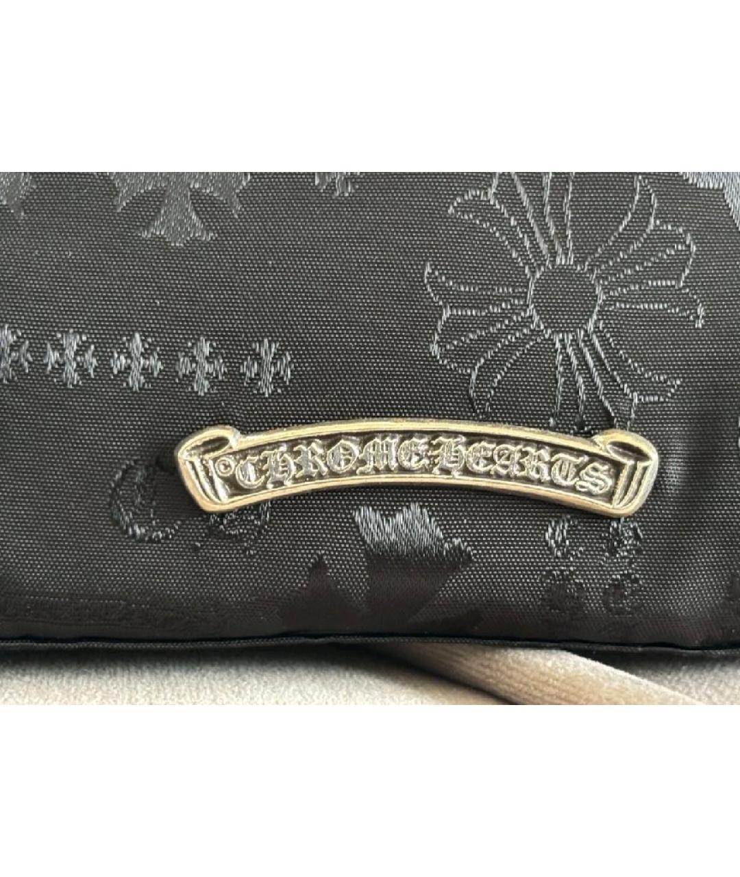 CHROME HEARTS Черная сумка с короткими ручками, фото 4