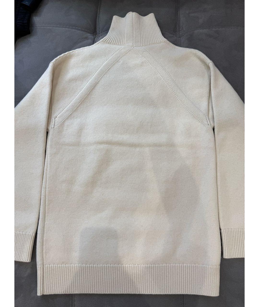 JIL SANDER Бежевая шерстяная водолазка, фото 2