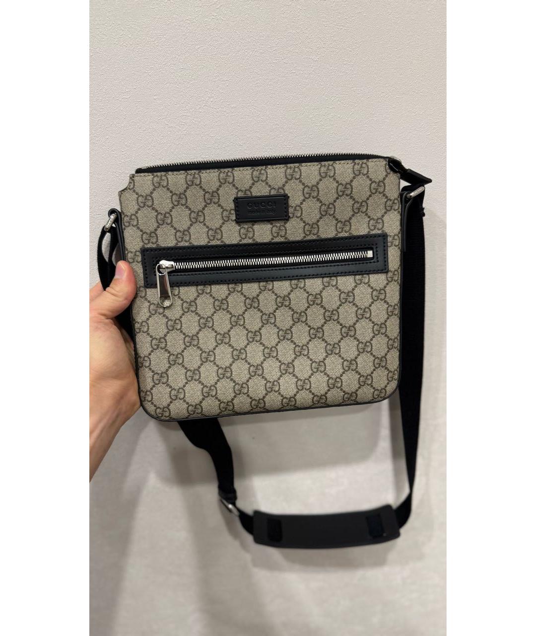GUCCI Бежевая сумка на плечо, фото 6