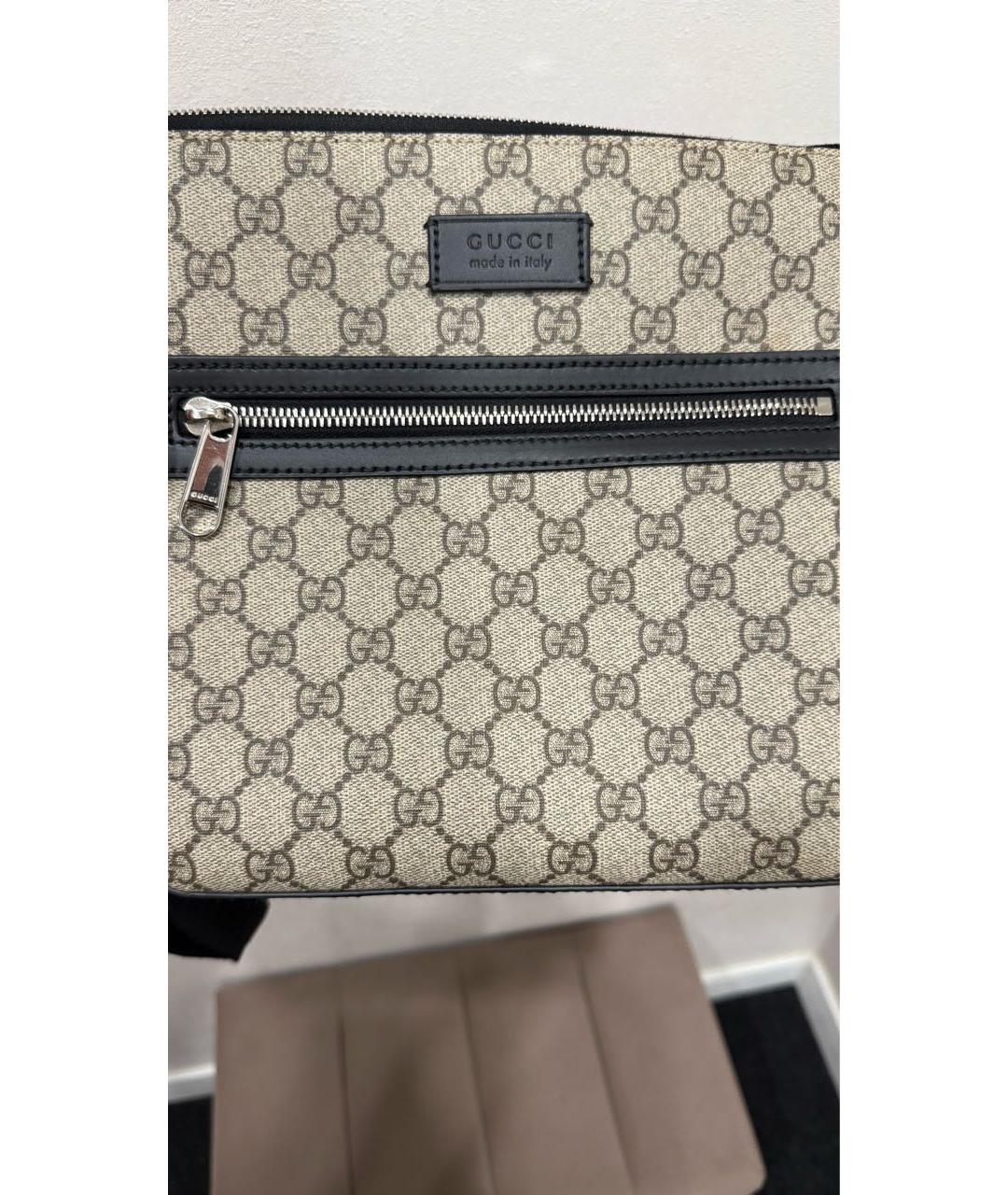 GUCCI Бежевая сумка на плечо, фото 3