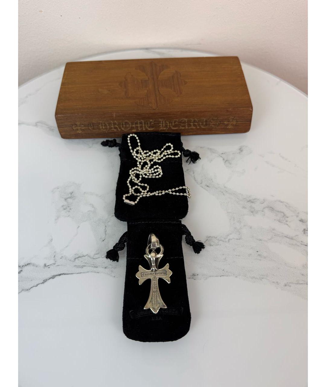 CHROME HEARTS Серебряная серебряная цепочка/подвеска, фото 2