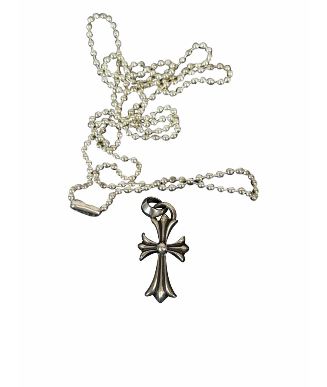 CHROME HEARTS Серебряная серебряная цепочка/подвеска, фото 1