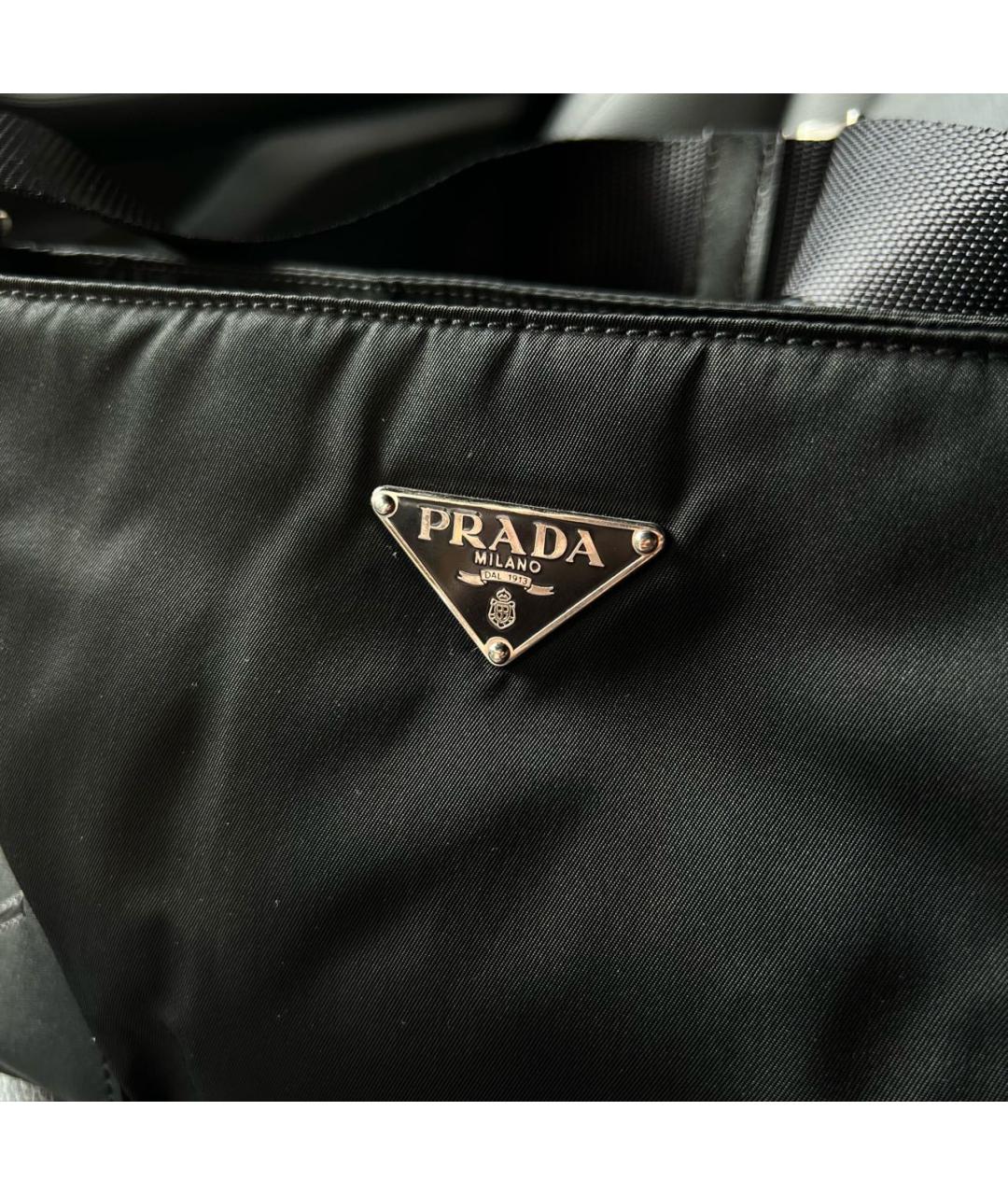 PRADA Черная сумка с короткими ручками, фото 3