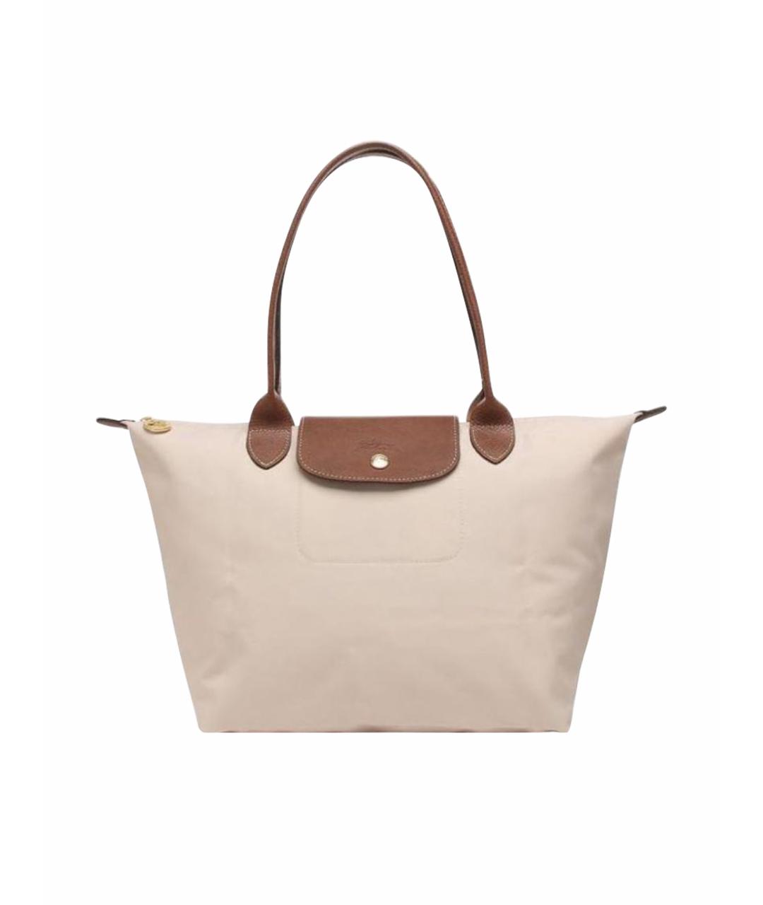 LONGCHAMP Бежевая сумка тоут, фото 1