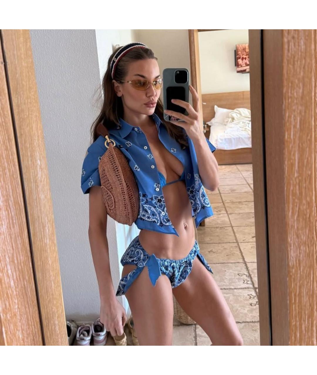 MIU MIU Металлические солнцезащитные очки, фото 5