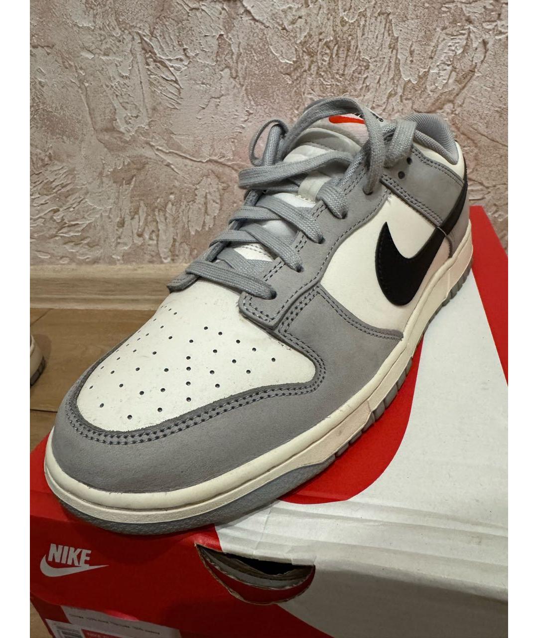 NIKE Кожаные низкие кроссовки / кеды, фото 7