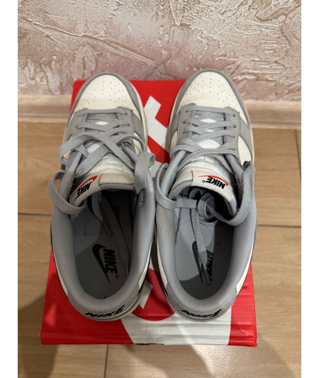 NIKE Кожаные низкие кроссовки / кеды, фото 3