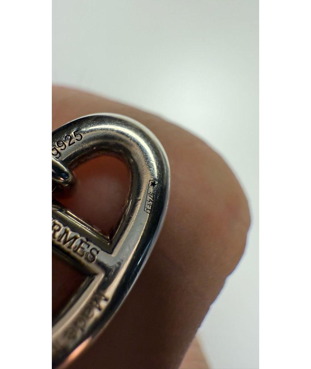 HERMES Серебряное серебряное колье, фото 6