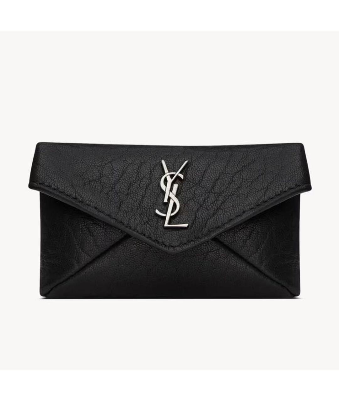 SAINT LAURENT Черная ключница, фото 2
