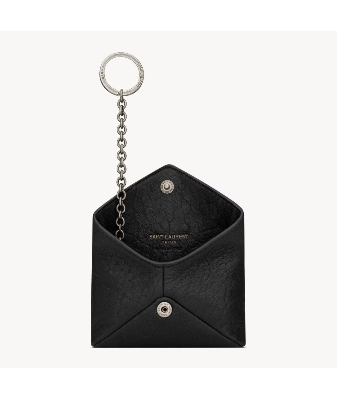 SAINT LAURENT Черная ключница, фото 5