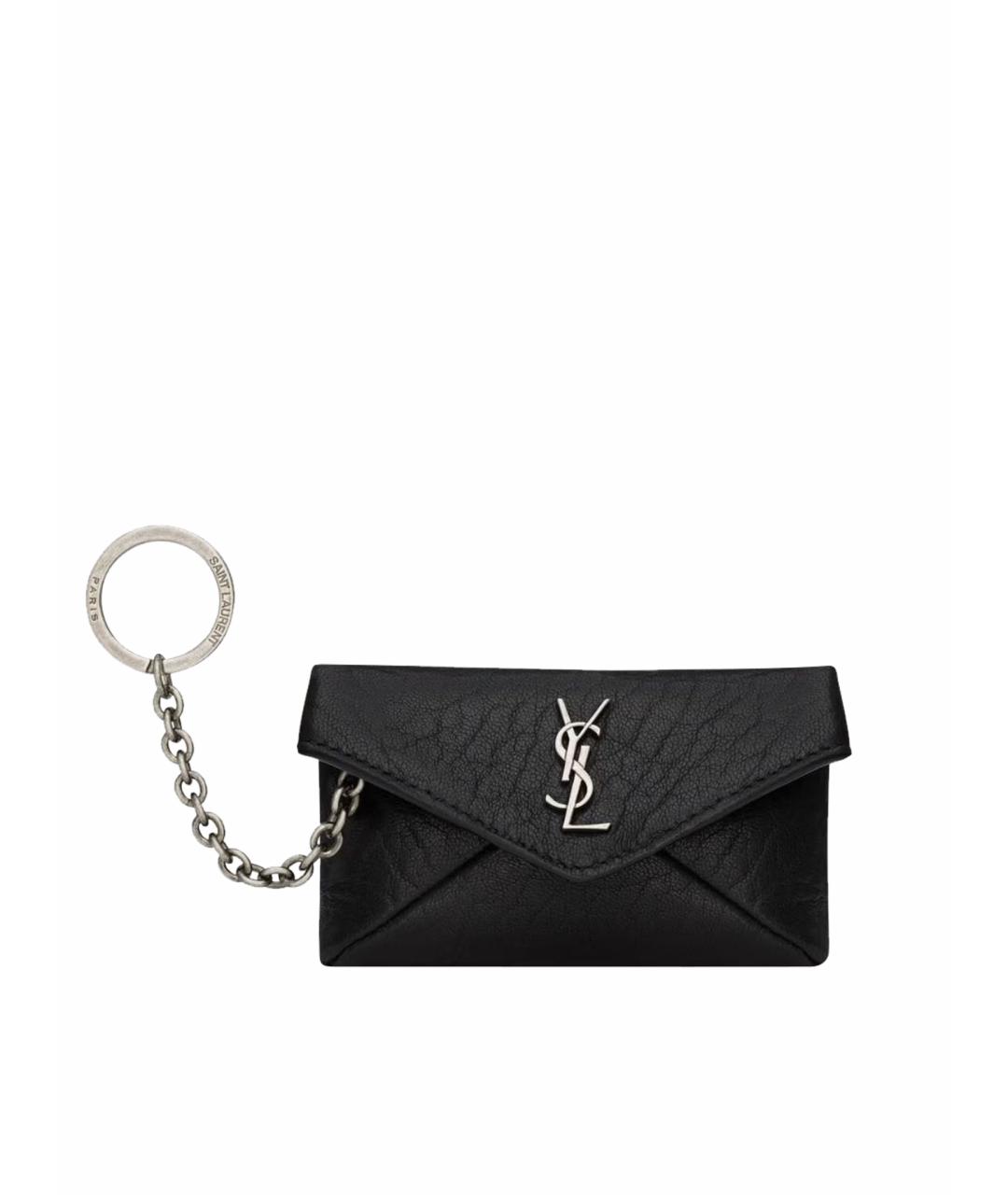 SAINT LAURENT Черная ключница, фото 1