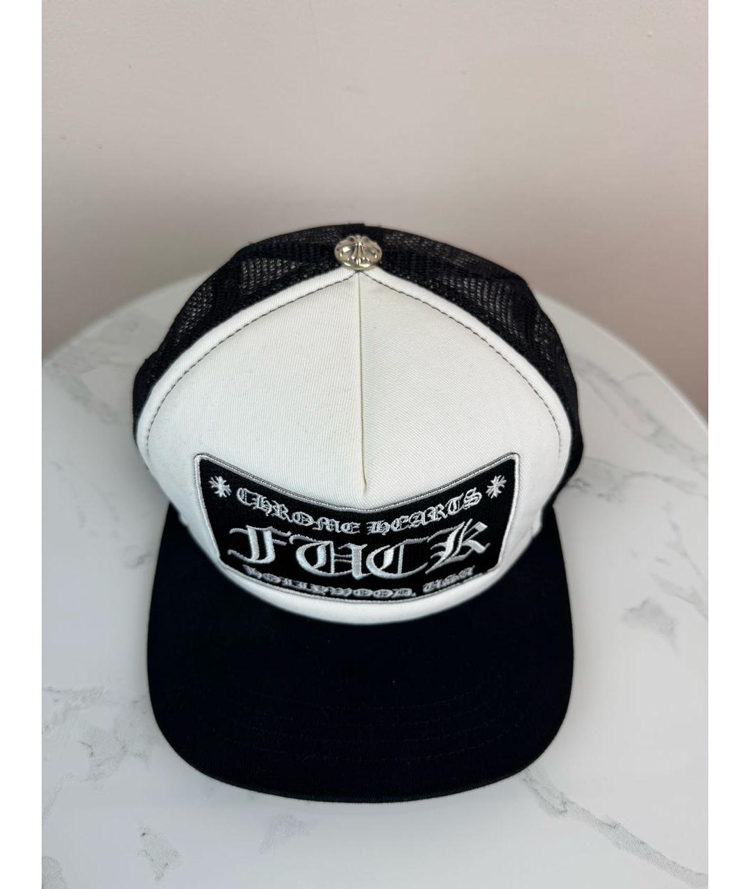 CHROME HEARTS Белая хлопковая кепка/бейсболка, фото 2