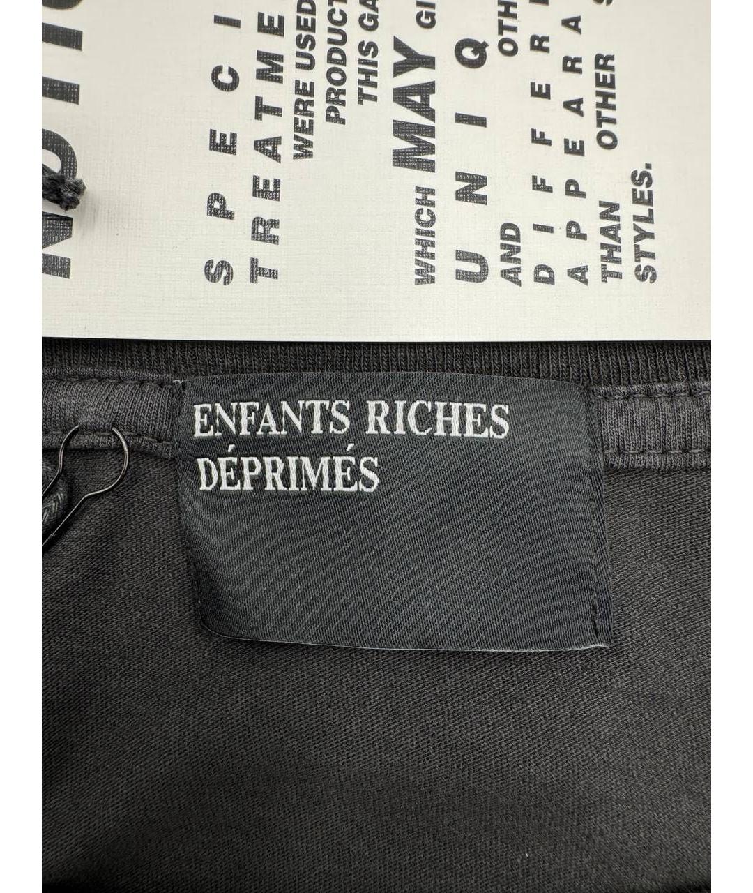 Enfants Riches Déprimés Черная хлопковая футболка, фото 5