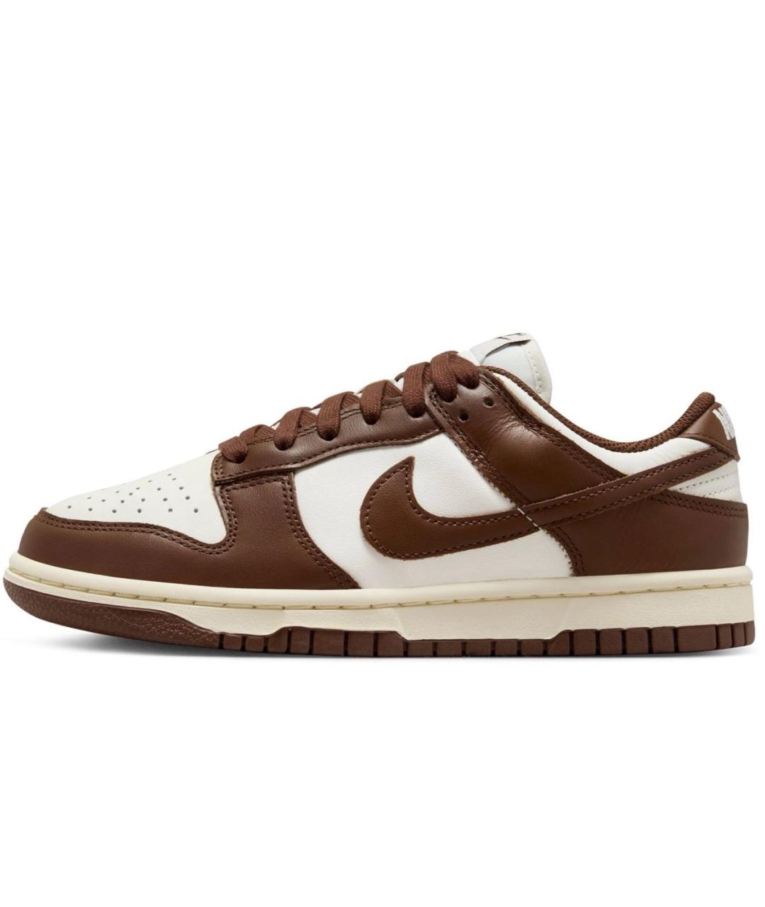 NIKE Коричневые кожаные кроссовки, фото 9