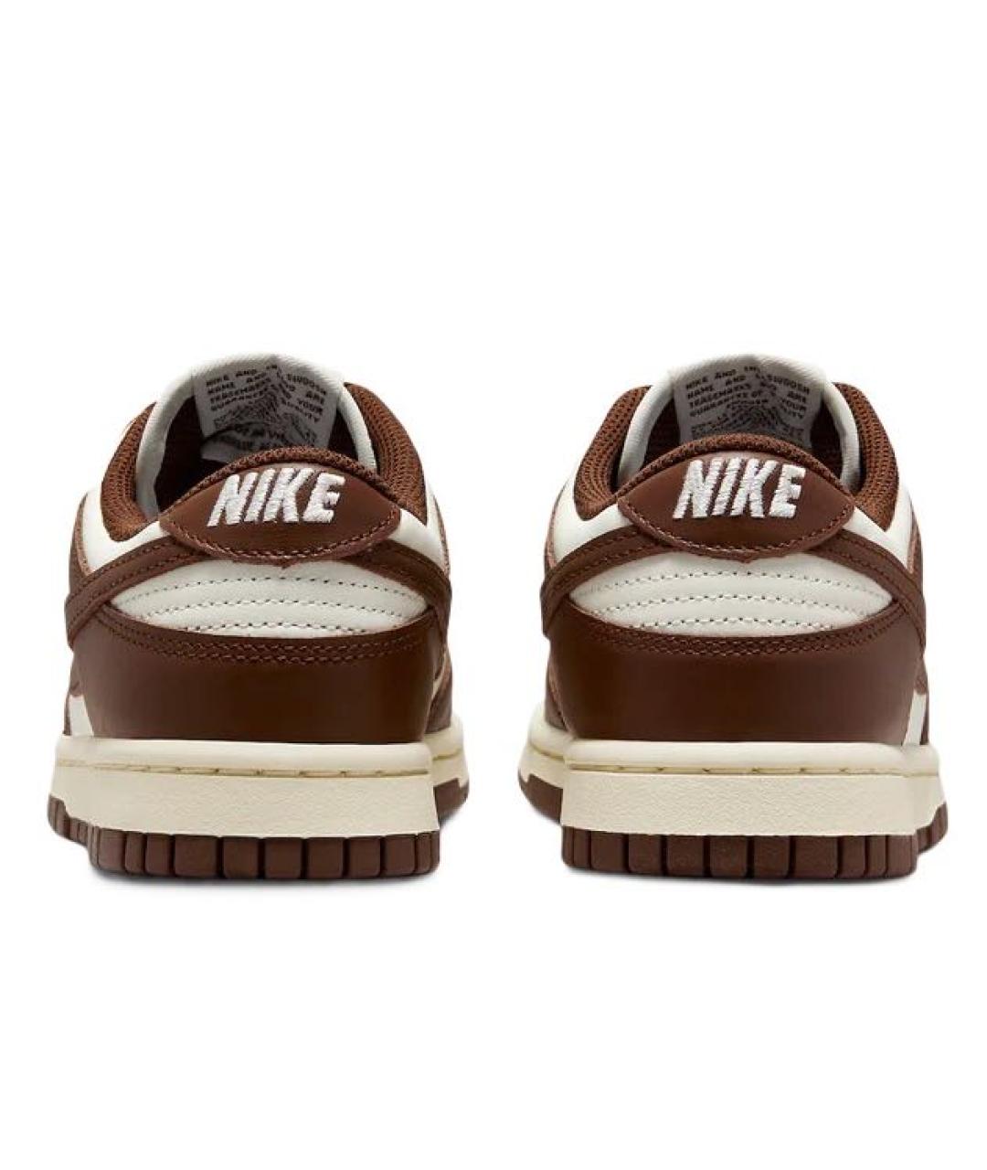 NIKE Коричневые кожаные кроссовки, фото 2
