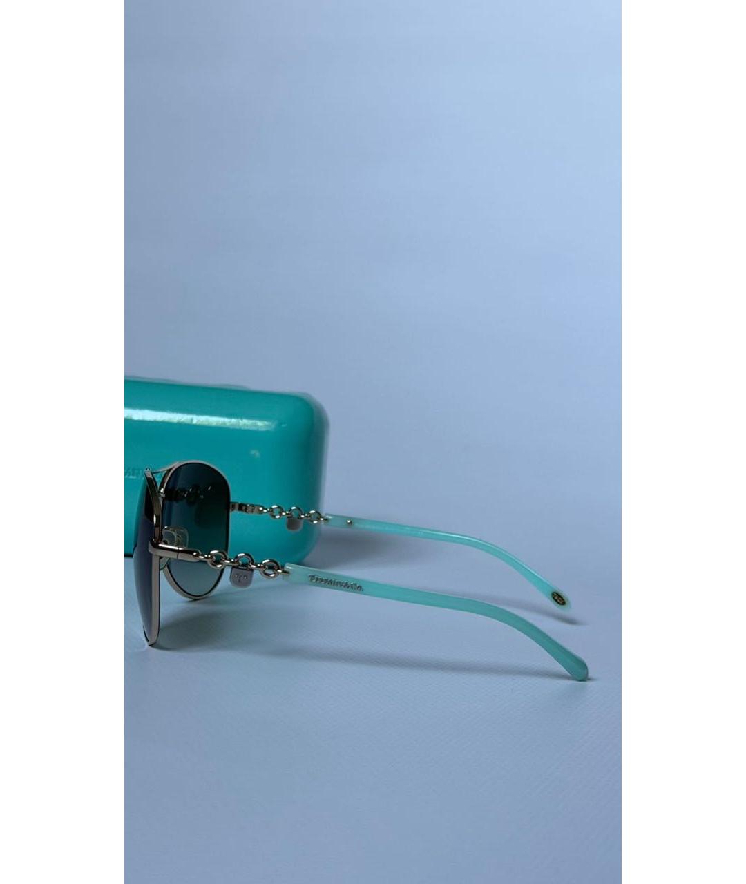 TIFFANY&CO Металлические солнцезащитные очки, фото 2