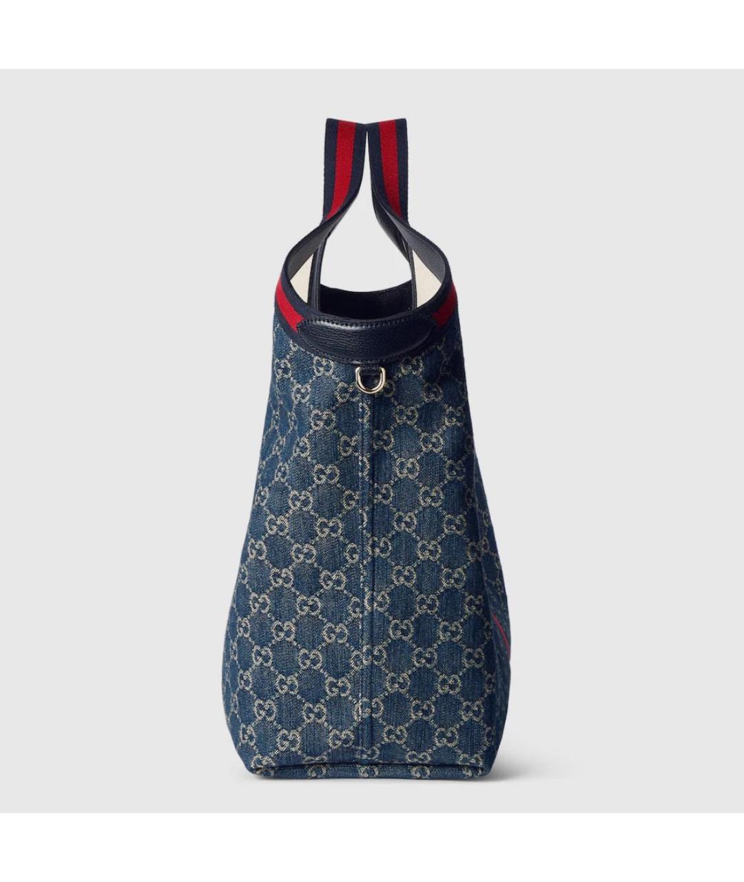 GUCCI Синяя деним сумка через плечо, фото 6