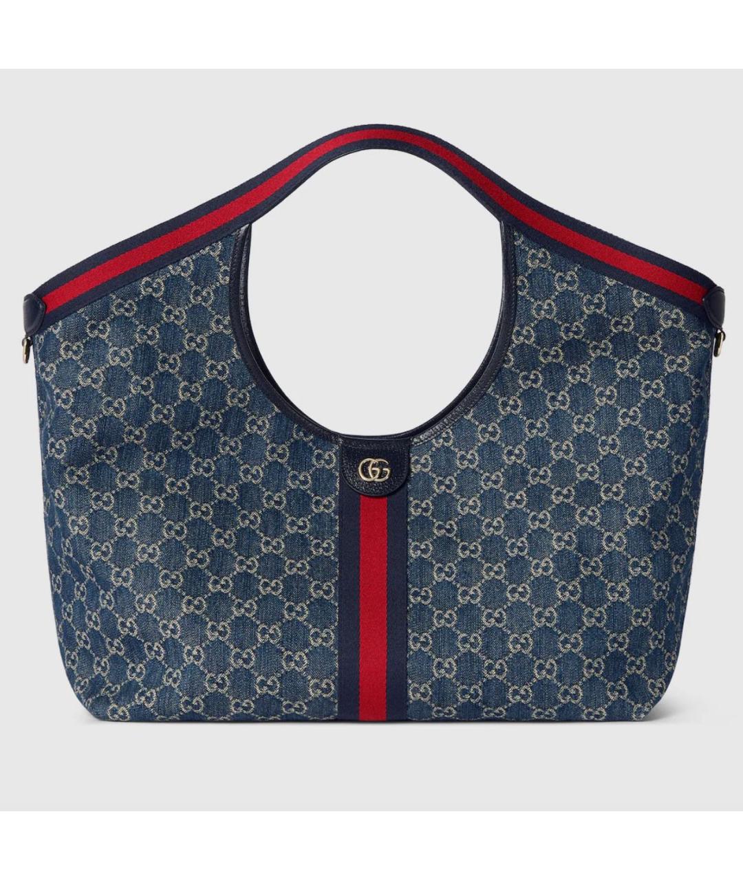 GUCCI Синяя деним сумка через плечо, фото 9