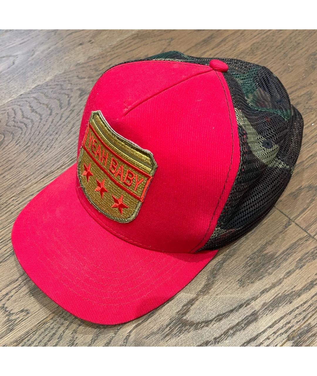 SAINT LAURENT Красная кепка, фото 2