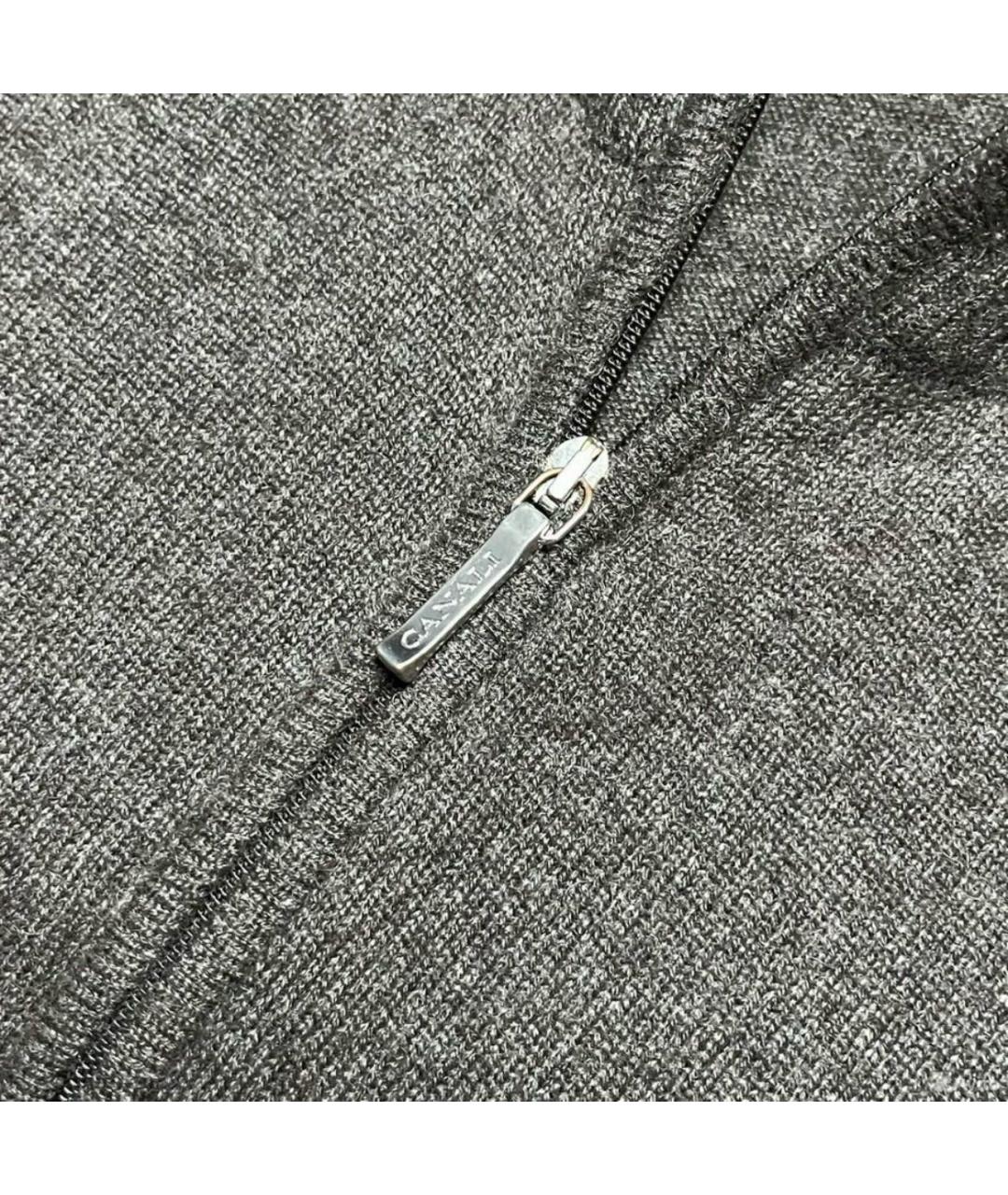 CANALI Коричневый кашемировый джемпер / свитер, фото 3