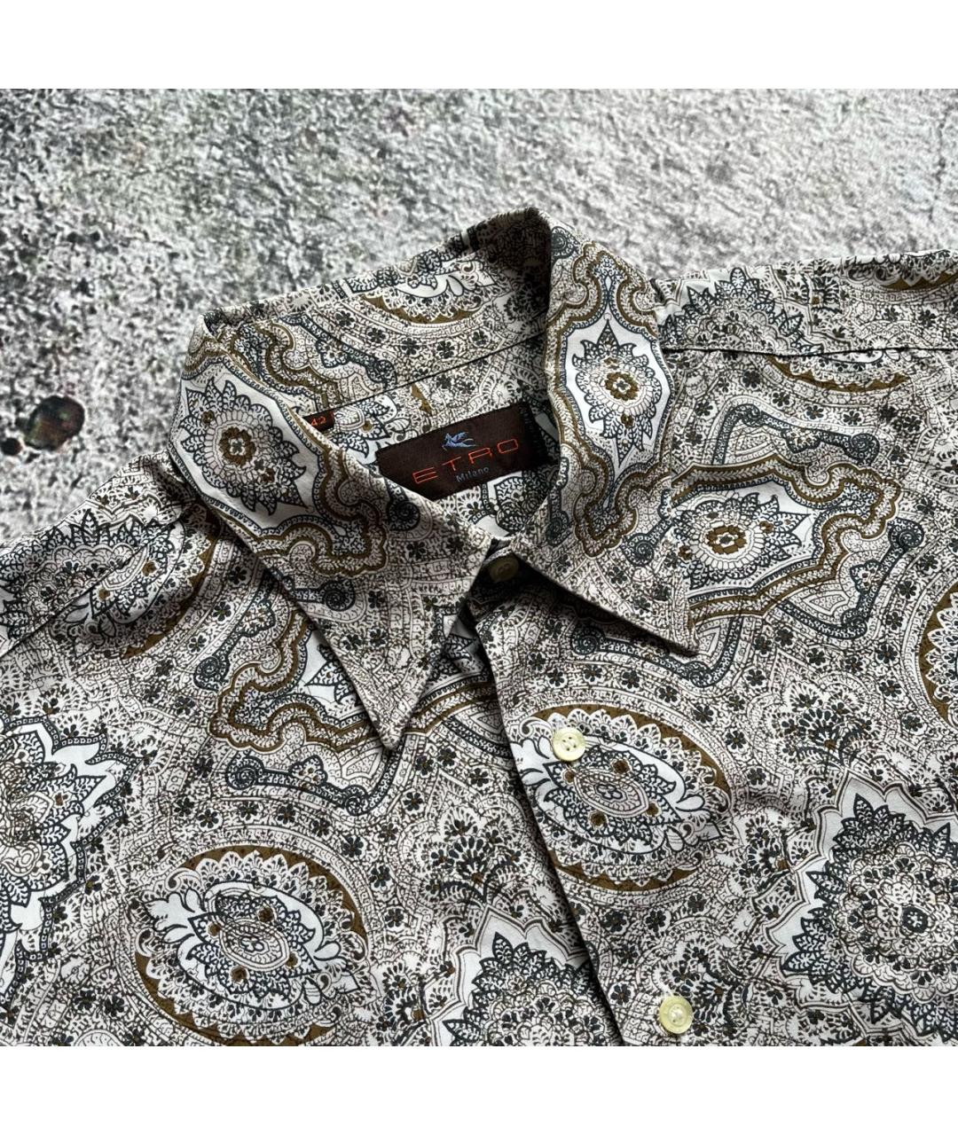 ETRO Хлопковая кэжуал рубашка, фото 6