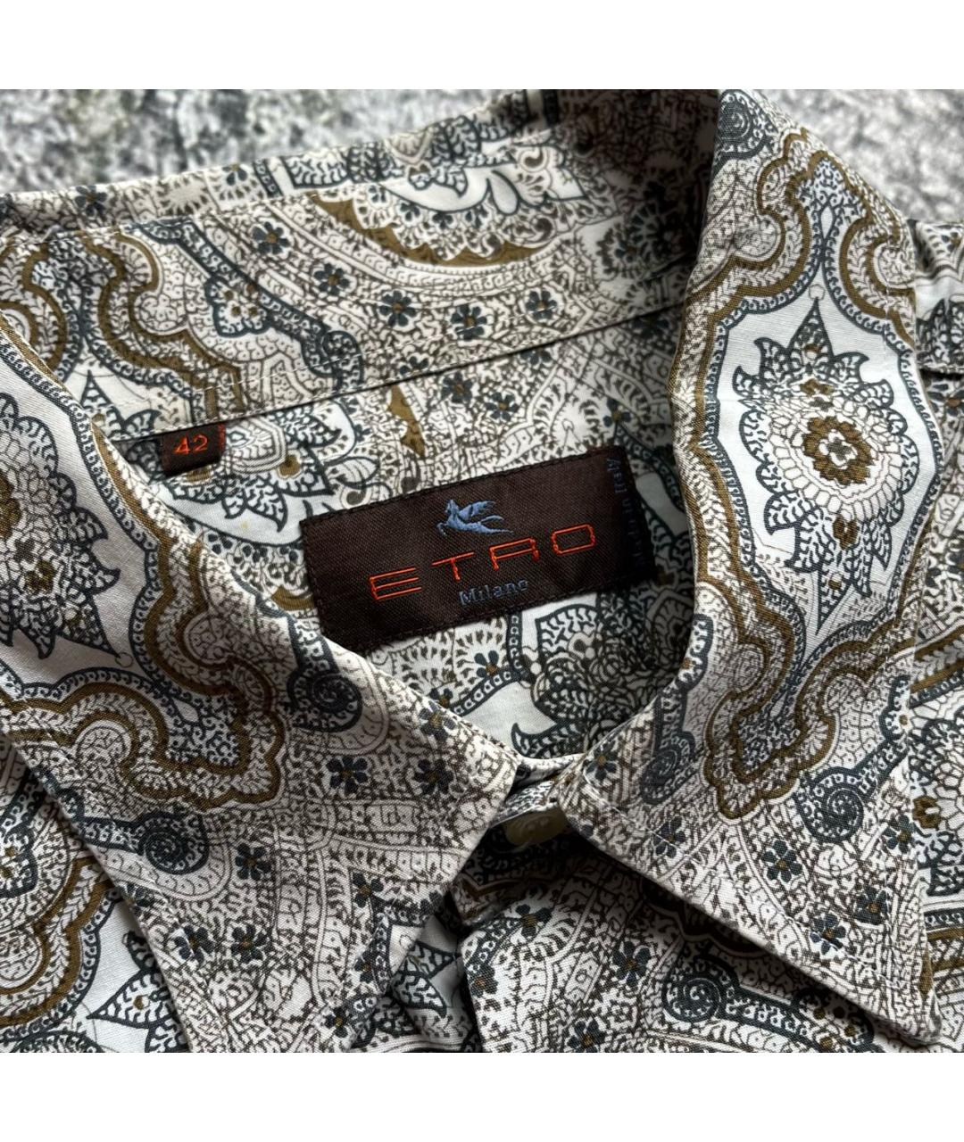ETRO Хлопковая кэжуал рубашка, фото 7