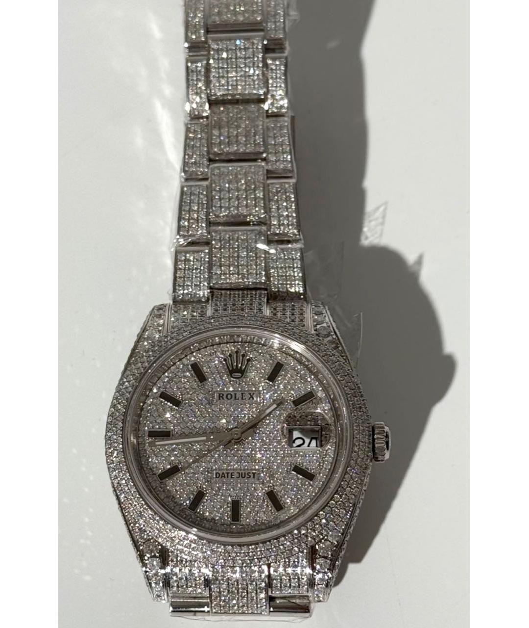 ROLEX Серебряные часы, фото 6
