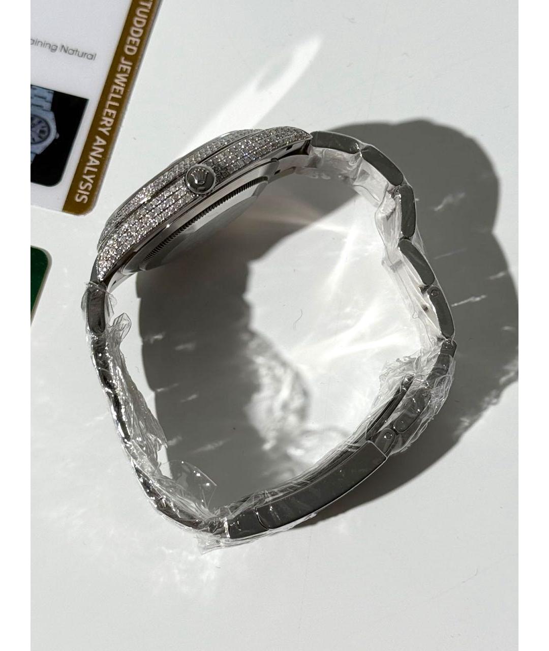 ROLEX Серебряные часы, фото 4