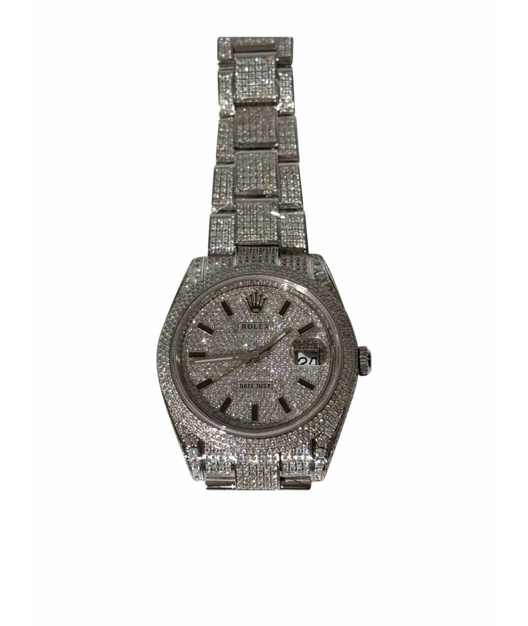 ROLEX Серебряные часы, фото 1