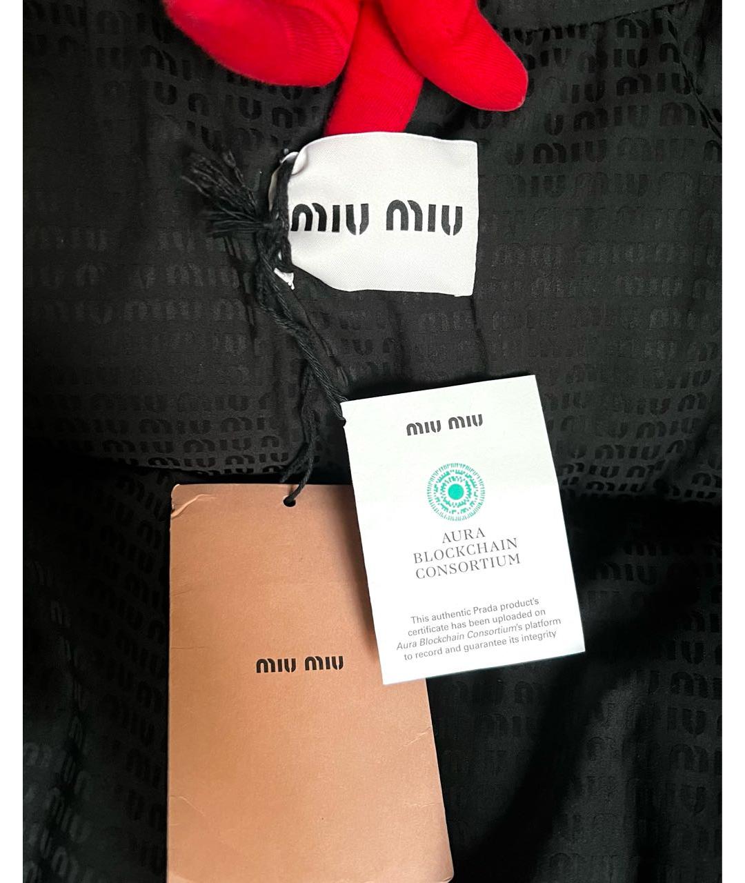 MIU MIU Черный пуховик, фото 7
