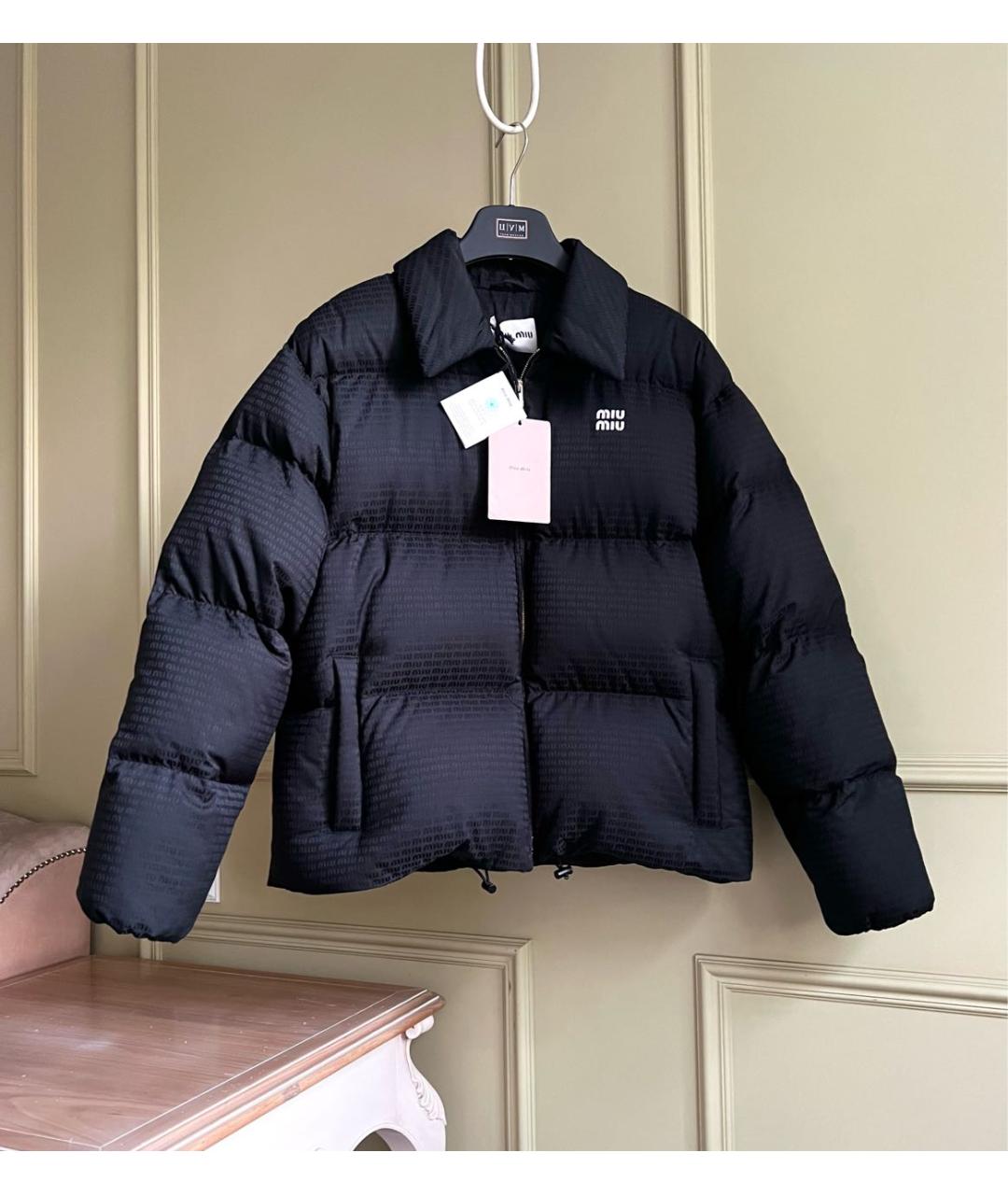MIU MIU Черный пуховик, фото 9