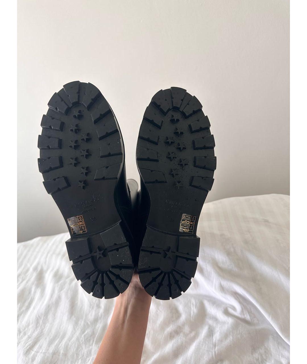 JIMMY CHOO Черные резиновые сапоги, фото 4