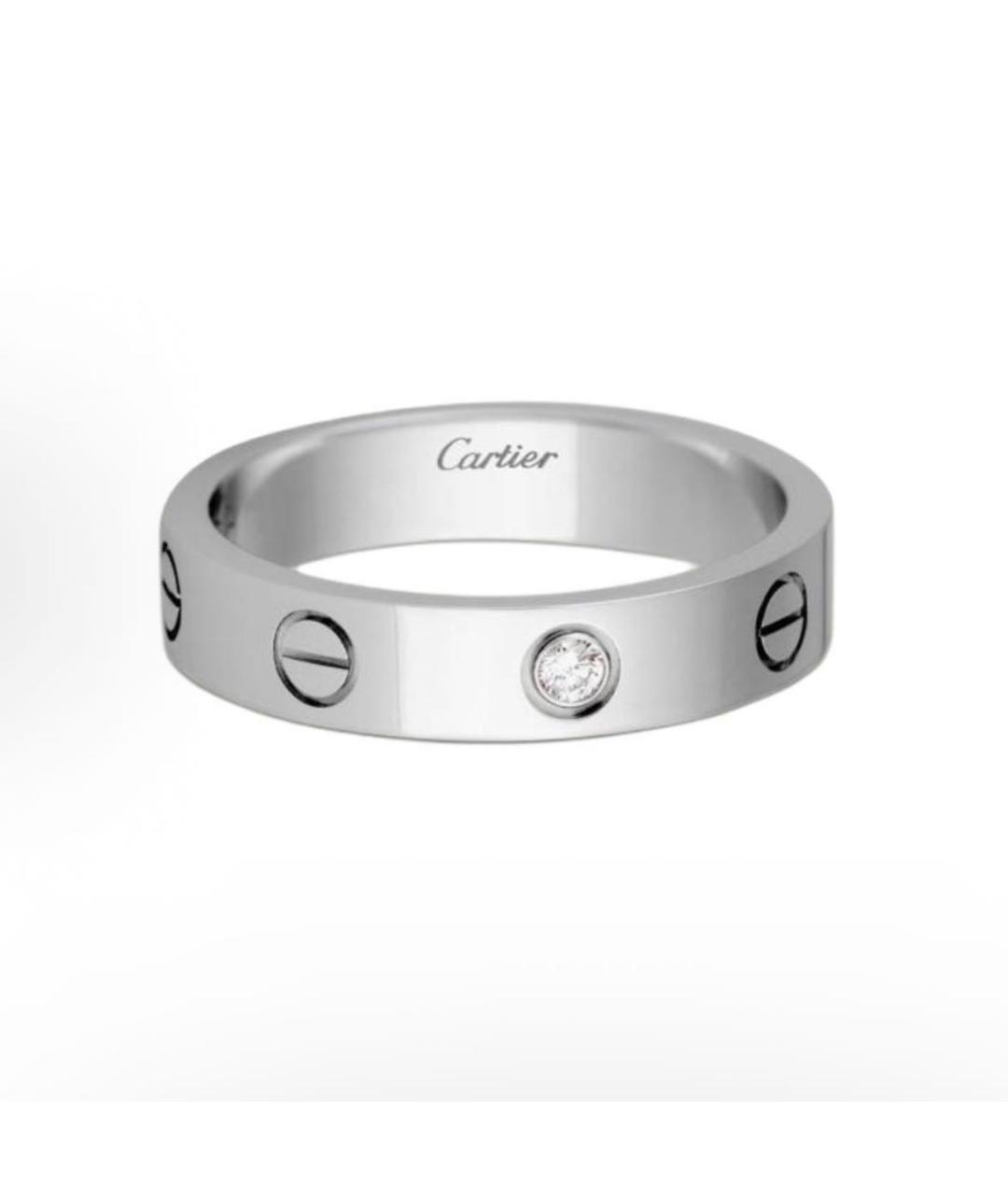 CARTIER Серебряное кольцо из белого золота, фото 7