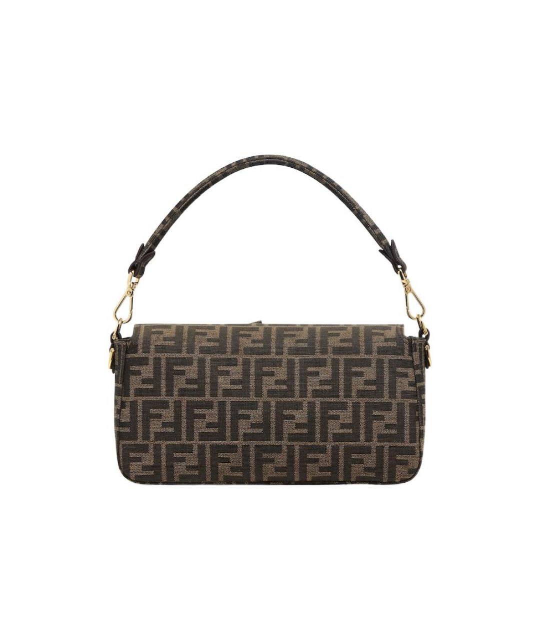 FENDI Коричневая сумка через плечо, фото 4