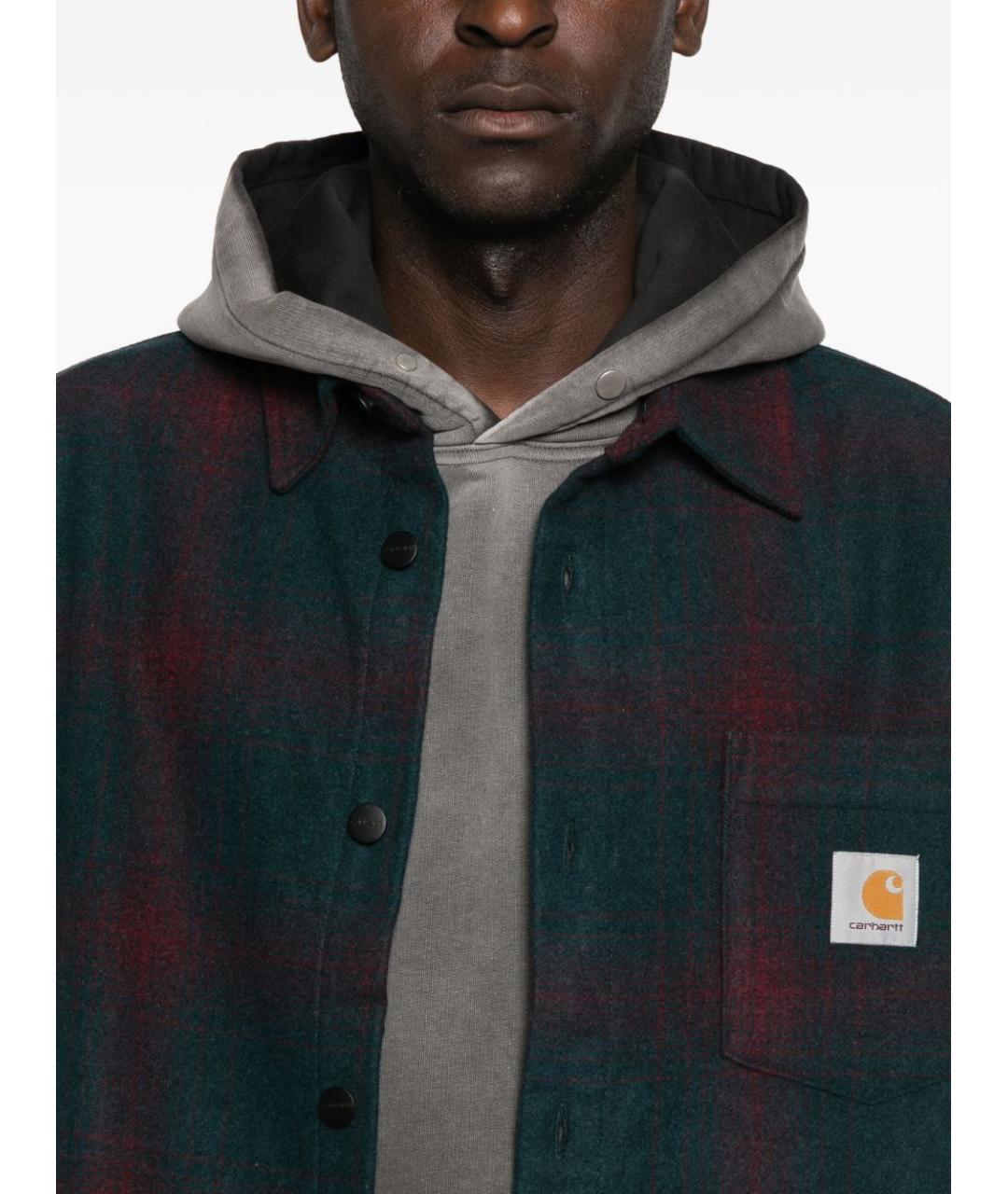 CARHARTT WIP Мульти шерстяная кэжуал рубашка, фото 5
