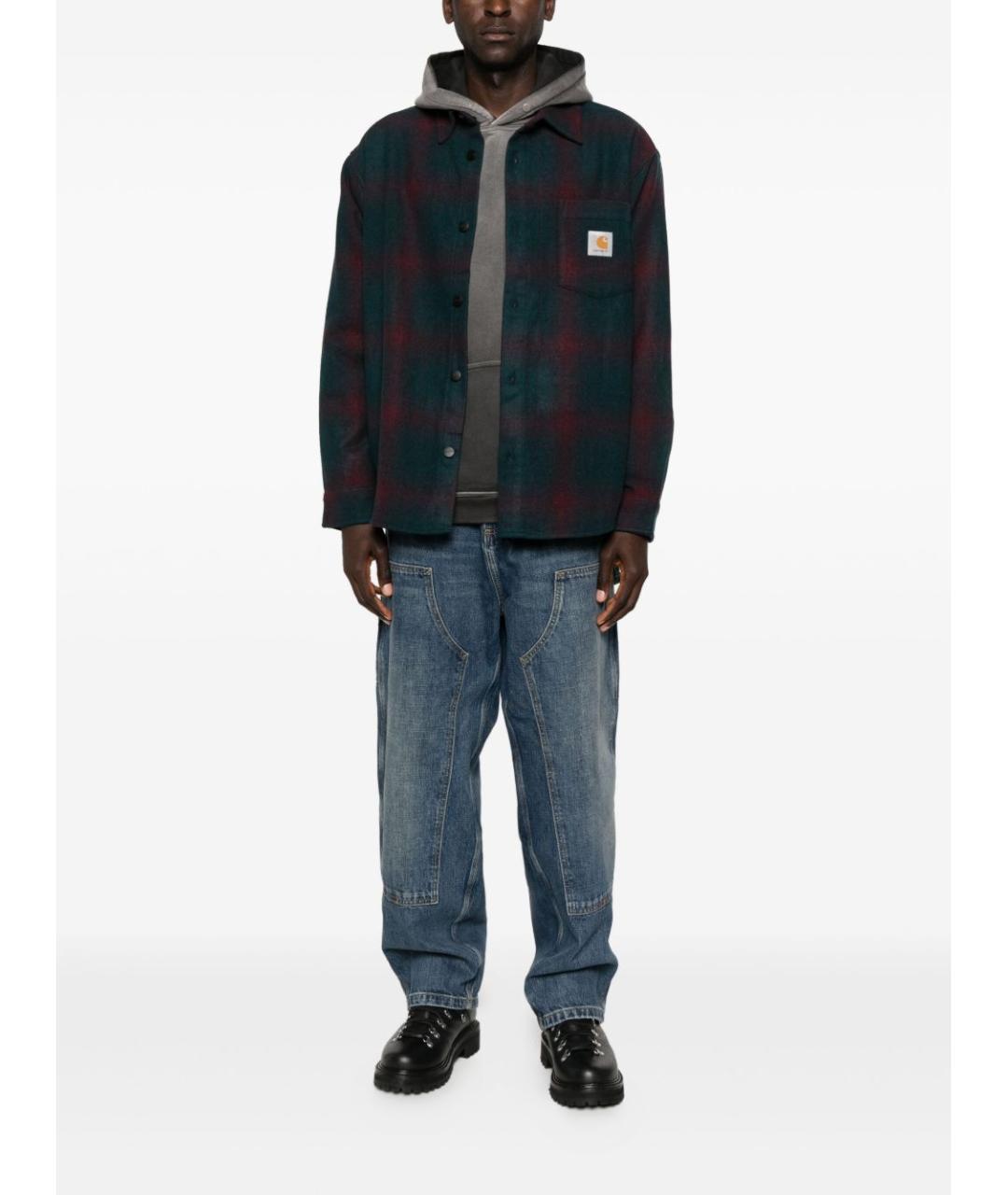 CARHARTT WIP Мульти шерстяная кэжуал рубашка, фото 2