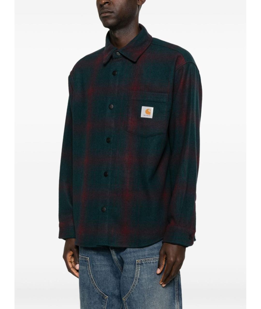 CARHARTT WIP Мульти шерстяная кэжуал рубашка, фото 3