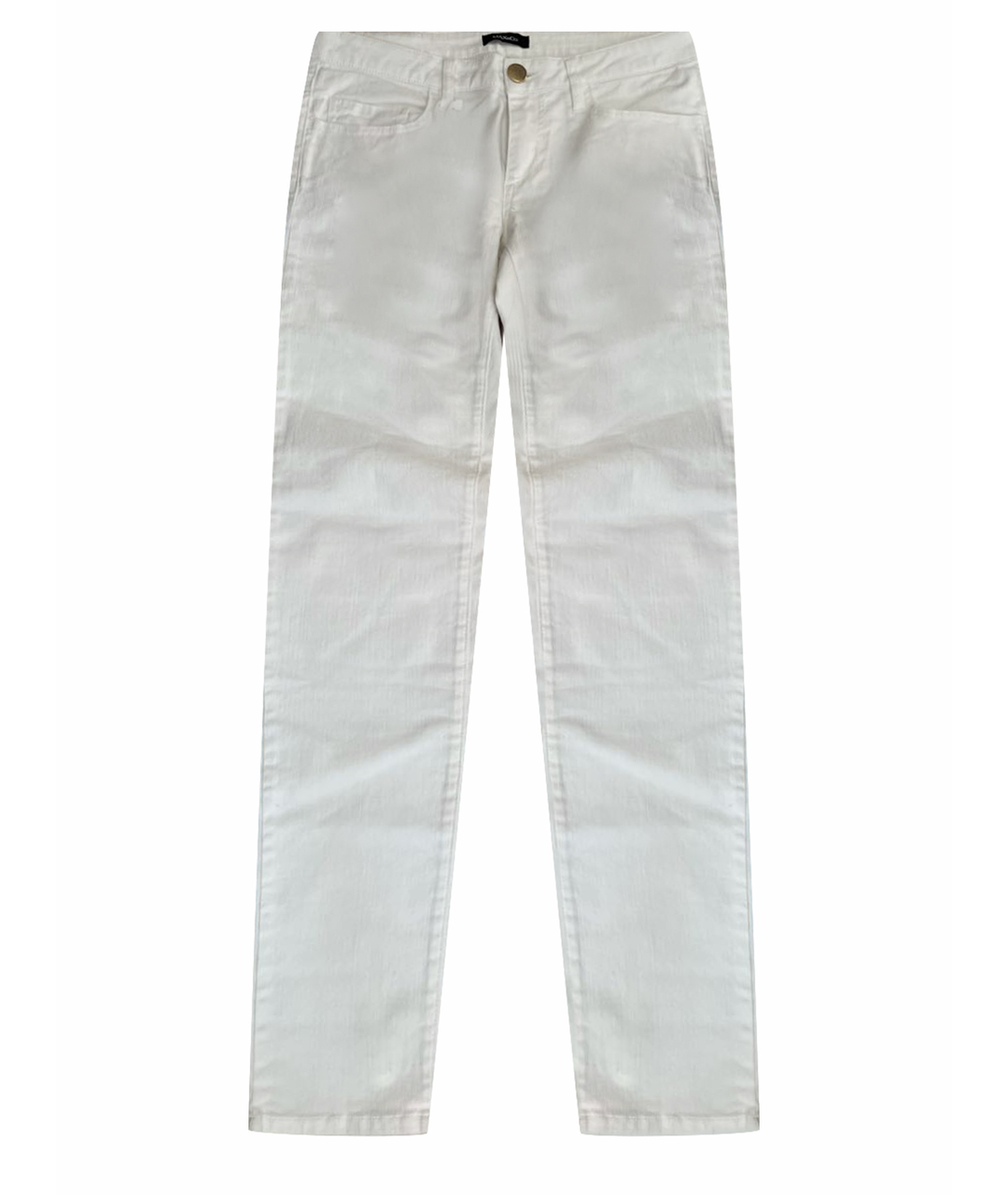 MAX&CO Белые хлопко-эластановые джинсы слим, фото 1