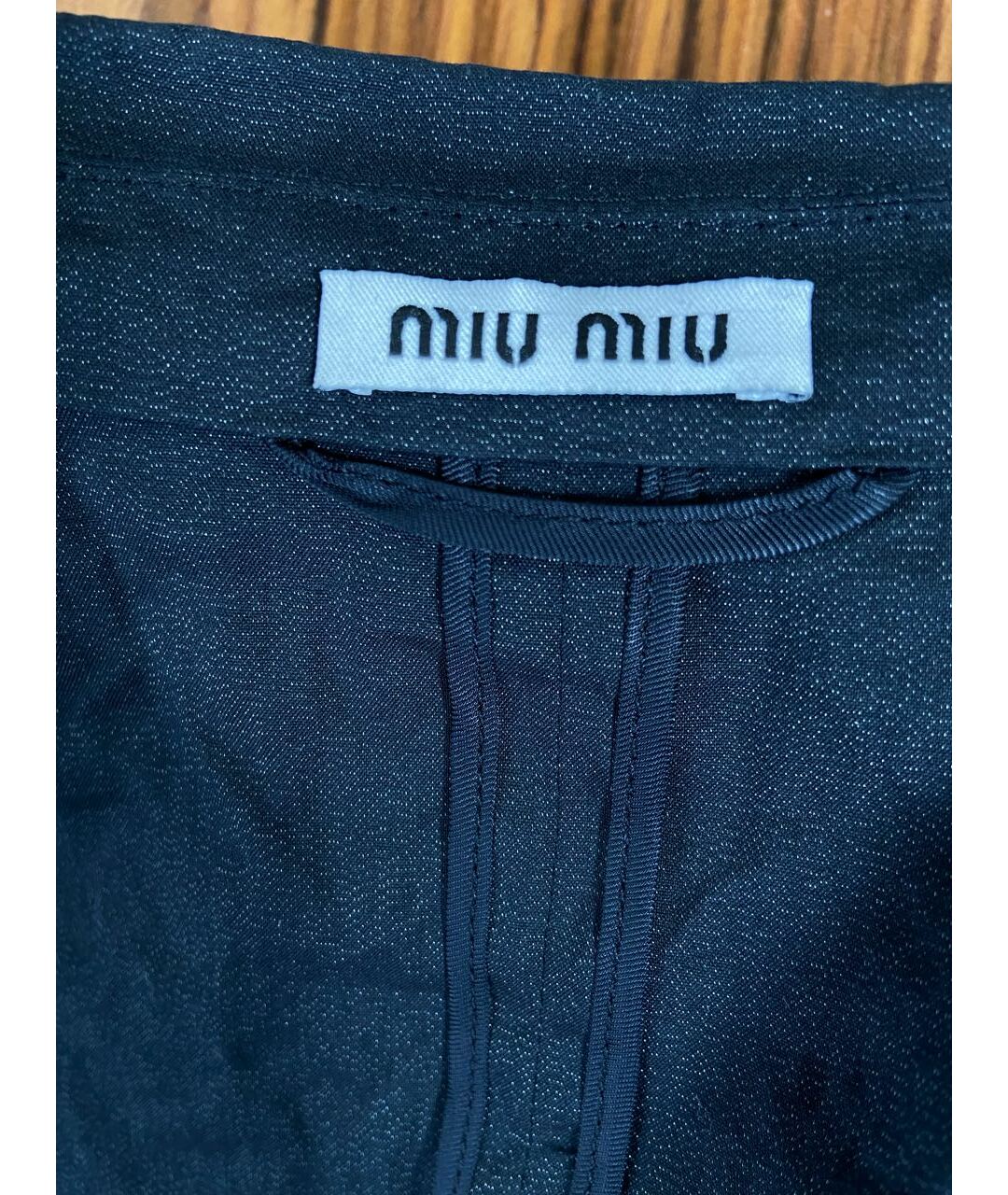MIU MIU Черный жакет/пиджак, фото 4