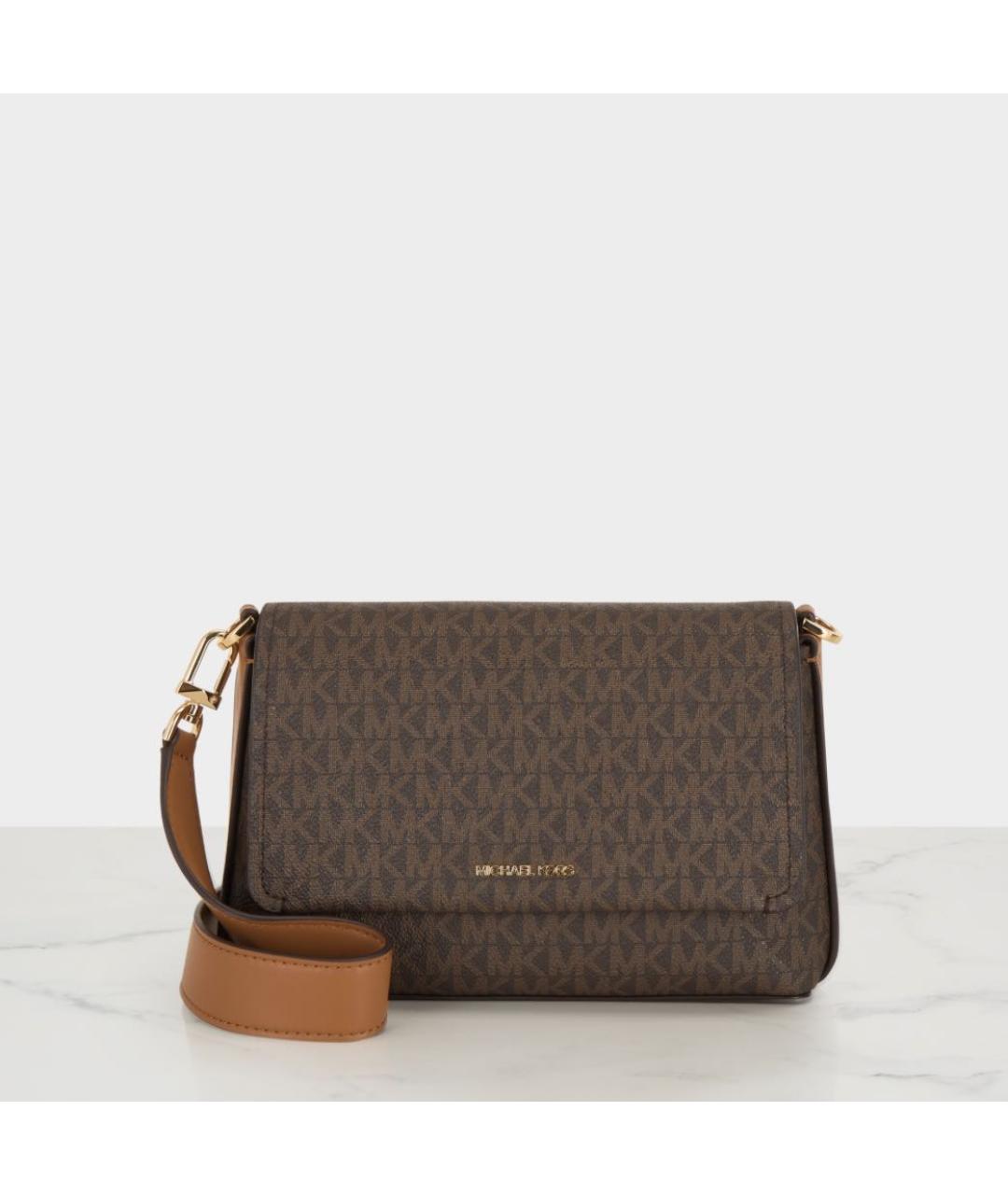 MICHAEL KORS Коричневая сумка через плечо, фото 6