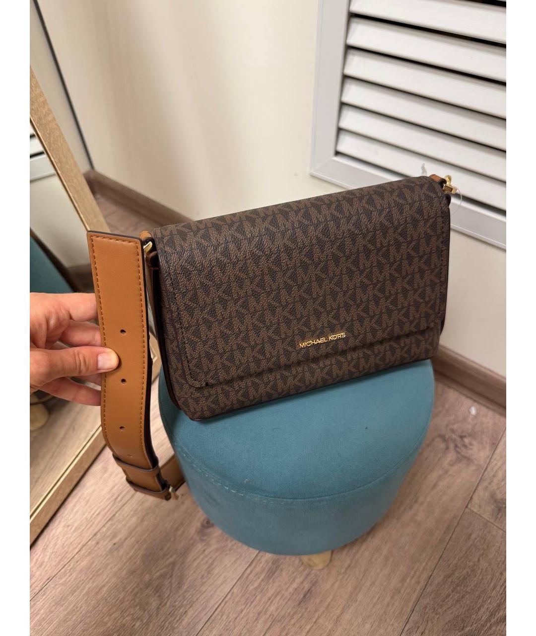 MICHAEL KORS Коричневая сумка через плечо, фото 2