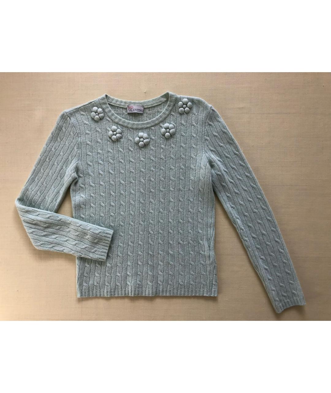 RED VALENTINO Зеленый шерстяной джемпер / свитер, фото 8